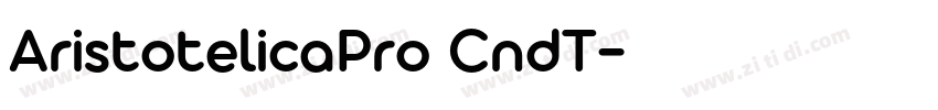 AristotelicaPro CndT字体转换